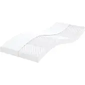 vidaXL Schuimmatras, wit, 90x210 cm, 7 zones, hardheid 20 ILD