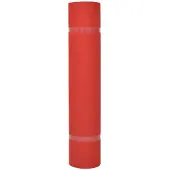vidaXL Tapijt Effen Rood 1 x 12 m Stof
