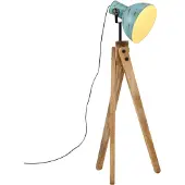Kamome vidaXL Vloerlamp, 25W, blauw, 45x45x120 cm, E27