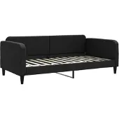 vidaXL Slaapbank 100x200 cm stof zwart