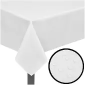 vidaXL Tafelkleden wit 5 stuks 100 x 100 cm