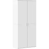 vidaXL Schoenenkast 80x39x178 cm bewerkt hout wit