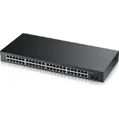 Zyxel GS1900-48, Layer 2, Gigabit Ethernet (10/100/1000), geschikt voor montage in een rack