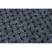 Dywany Łuszczów VECTRA Vloermat Antislip 200x180 cm Grijs Geruit Rubber