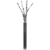 Microconnect KAB024-100, 100 meter, Cat6, S/FTP (S-STP), zwart