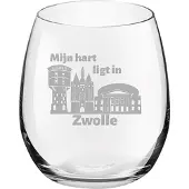 Royal Leerdam Gegraveerde Drinkglas 39cl Zwolle
