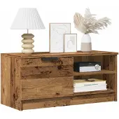 vidaXL TV-kast, look van oud hout, 80x35x36,5 cm, houtvezelplaat
