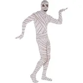 Rubies Halloween kostuum mummie tweede huid - Verkleedkleding - Large