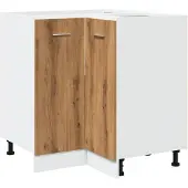 vidaXL Keukenkastje Lyon 75,5x75,5x81,5 cm bewerkt hout artisanaal eiken