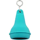 Combicraft Hotel sleutelhanger Mayfair met open onderkant 41x70mm turquoise - 10 stuks