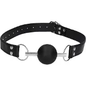 Ouch! Ball Gag met rubber bal - Zwart