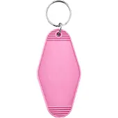 Combicraft Blanco Hunter hotel sleutelhanger 45x88mm roze - 5 stuks