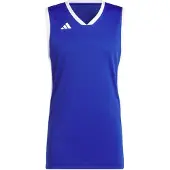 Adidas heren basketballshirt, model Pulse Speed, teamkleuren royal blauw/wit, maat XXL