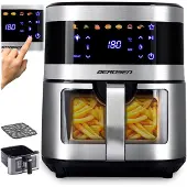 Berdsen BD-656 Heteluchtfriteuse 9,1 l, 1700 W, zilverkleurig