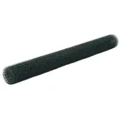 vidaXL Kippengaas 10x1,5 m staal met PVC coating groen