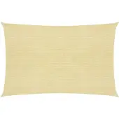vidaXL Zonnezeil 160 g/m² 5x8 m HDPE beige