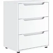 vidaXL Dressoir VISNES 60x40x73 cm bewerkt hout wit