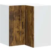 vidaXL Keuken hoekkast "Porto" bewerkt hout gerookt eikenkleurig