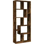 vidaXL Kamerscherm / boekenkast 67x25x161,5 cm hout gerookt eiken
