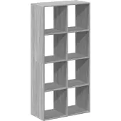 vidaXL Kamerscherm / boekenkast 69,5x29x137,5 cm hout grijs sonoma eik