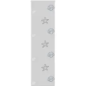 vidaXL Douchegordijn, 70x240 cm, stofbreedte 66 cm
