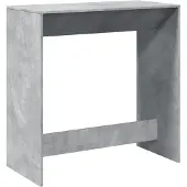 vidaXL Bartafel 102x50x103,5 cm bewerkt hout betongrijs