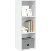 vidaXL Boekenkast 40x30x114 cm bewerkt hout wit