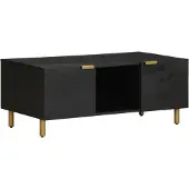 vidaXL Salontafel, zwart, 100x54x40 cm, houtvezel