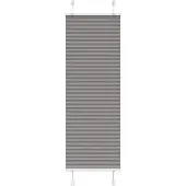 vidaXL Plissé rolgordijn 45x100 cm stofbreedte 44,4 cm antraciet