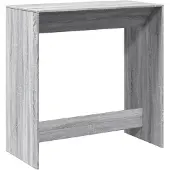 vidaXL Bartafel 102x50x103,5 cm bewerkt hout grijs sonoma eikenkleur