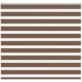 vidaXL Zebra rolgordijn 165x100 cm stofbreedte 160,9cm polyester bruin