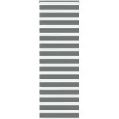 vidaXL Zebra rolgordijn 75x200 cm stofbreedte 70,9 cm donkergrijs