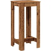 vidaXL Bartafel 51x50x103,5 cm bewerkt hout oud houtkleurig