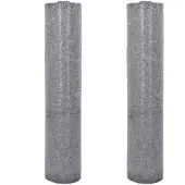 vidaXL Antislip verfdoek, 2 stuks, 25 meter, 180 g/m², grijs