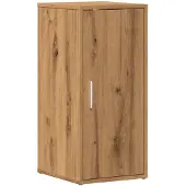 vidaXL Schoenenkast 32x35x70 cm bewerkt hout artisanaal eikenkleur