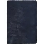 vidaXL Hoogpolig vloerkleed NAVARRA 200x290 cm polyester marineblauw