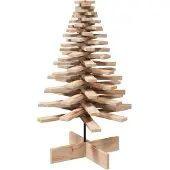 vidaXL Kerstdecoratie kerstboom 100 cm massief grenenhout