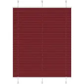 vidaXL Plissé rolgordijn 105x150cm stofbreedte 104,4cm bordeauxrood