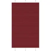 vidaXL Plissé rolgordijn 115x200cm stofbreedte 114,4cm bordeauxrood