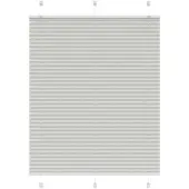 vidaXL Plissé rolgordijn 105x150 cm stofbreedte 104,4 cm polyester