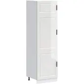 vidaXL Keuken kast Porto, hoogglans wit, houtvezel