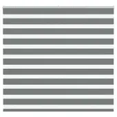 vidaXL Zebra rolgordijn 165x150 cm stofbreedte 160,9 cm donkergrijs
