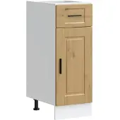 vidaXL Keukenonderkast Porto, artisan eikenhout, houtvezel