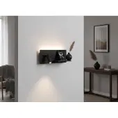 Artdelight Bedlampje Charge Links Zwart Met Draadloze Oplader