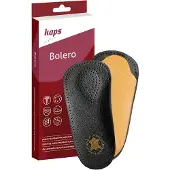Kaps Bolero Black inlegzolen - Comfort en steun voor platvoeten