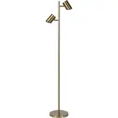 Atmooz Kisoro staande lamp – G9 – Tafel lamp – Woonkamer – Goud – Hoogte 144 cm – Metaal