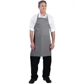 Chef Works halterschort grijs