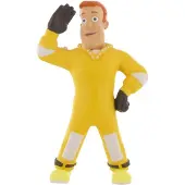 Comansi speelfiguur Fireman Sam: Rescue 8 cm blauw/geel
