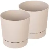 Kadax Bloempot met standaard AURA 145 gerecycled - beige