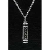 MOOYE ® - Collectie Zilveren Mondharmonica ketting hanger - middel